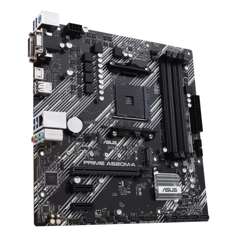 Motininė plokštė ASUS PRIME A520M-A II/CSM AMD A520 Socket AM4 micro ATX
