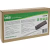 InLine daugiaportis maitinimo šaltinis, įkroviklis, 6x USB-C, PD 3.0, GaN, juodas