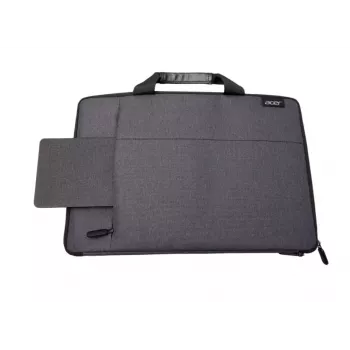 Acer ABG233 įmautės dėklas 15,6 colio nešiojamiesiems kompiuteriams, 39,6 cm, pilkas, su nešiojimo rankena