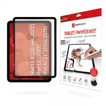 Displex TABLET PAPERSENSE, skirta iPad 10,9 col. (10-os kartos) / 11 col. (2025 m.) / Air 11 col. (2024/2025 m.), nuimama rašymo arba piešimo plėvelė su popieriaus pojūčiu