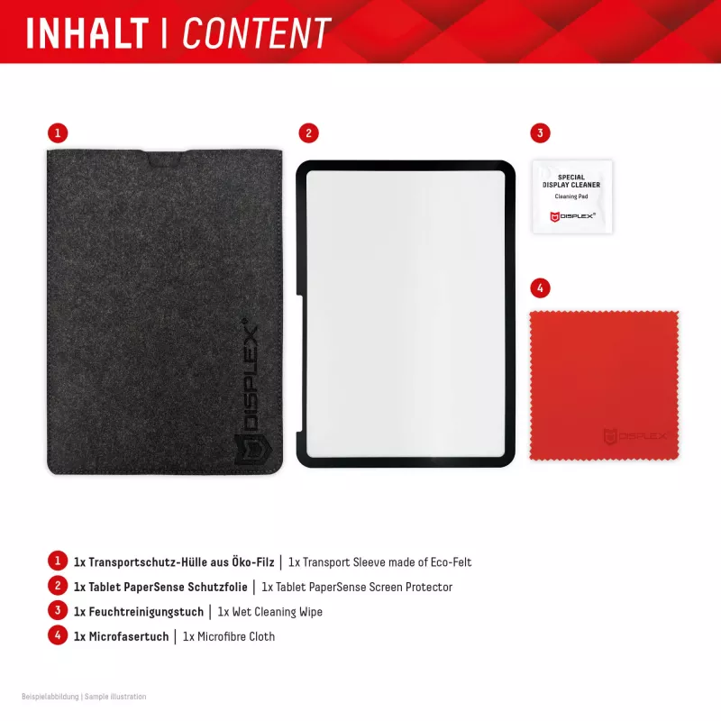 Displex TABLET PAPERSENSE, skirta iPad 10,9 col. (10-os kartos) / 11 col. (2025 m.) / Air 11 col. (2024/2025 m.), nuimama rašymo arba piešimo plėvelė su popieriaus pojūčiu