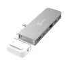 USB šakotuvas j5create JCD395 4K60 Elite Pro laidinis USB4 su MagSafe rinkiniu