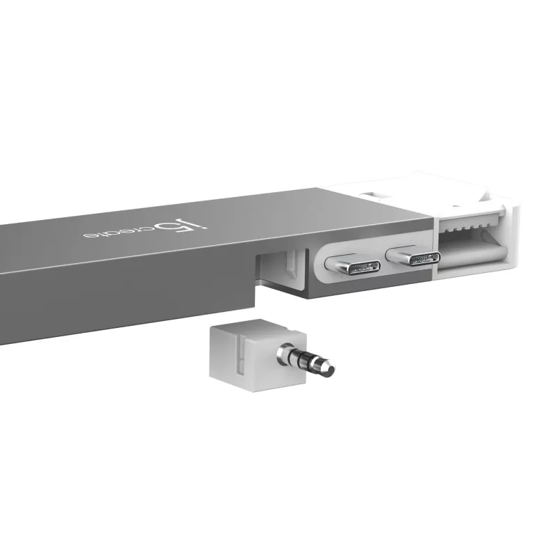 USB šakotuvas j5create JCD395 4K60 Elite Pro laidinis USB4 su MagSafe rinkiniu