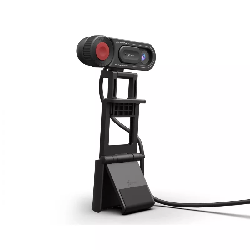 j5create JVU250 HD internetinė kamera su automatiniu ir rankiniu fokusavimo perjungikliu