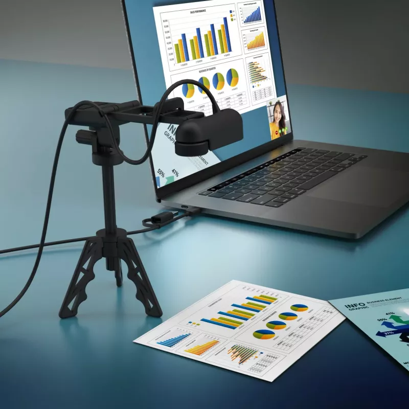 j5create JVU250 HD internetinė kamera su automatiniu ir rankiniu fokusavimo perjungikliu