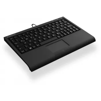 KeySonic ACK-3410 (DE) klaviatūra, skirta biurui, USB, QWERTZ, vokiečių kalba, juoda