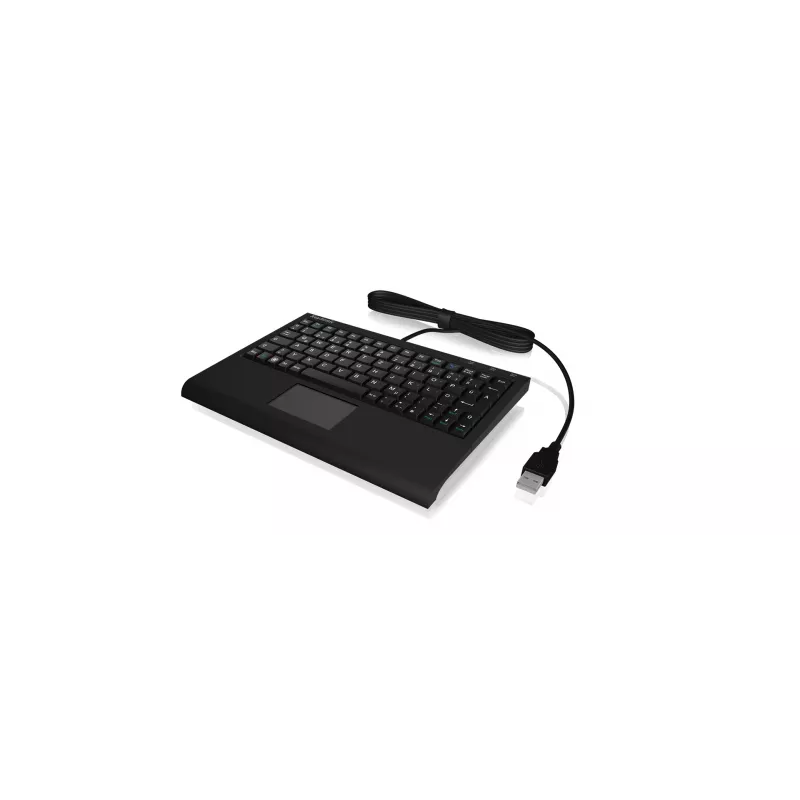 KeySonic ACK-3410 (DE) klaviatūra, skirta biurui, USB, QWERTZ, vokiečių kalba, juoda
