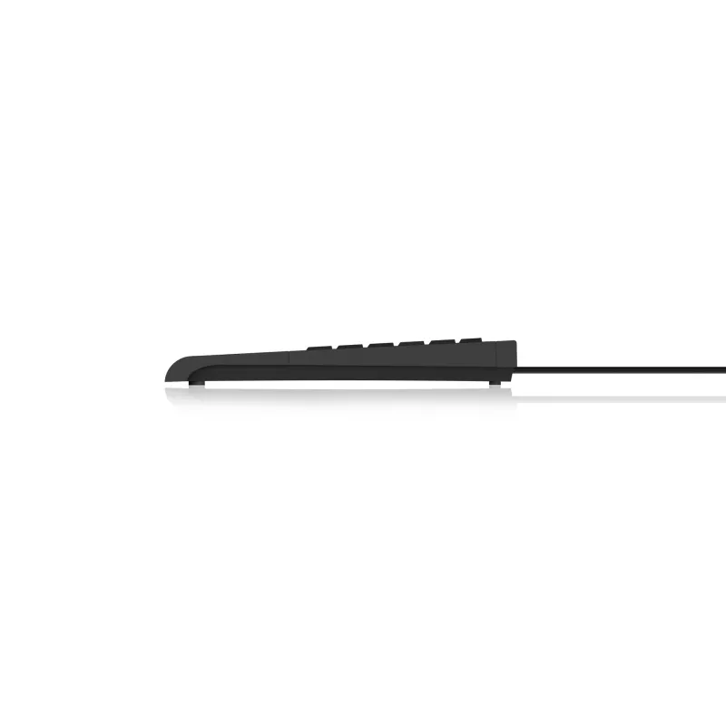 KeySonic ACK-3410 (DE) klaviatūra, skirta biurui, USB, QWERTZ, vokiečių kalba, juoda