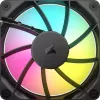 Corsair RS120 ARGB ventiliatorius kompiuterio korpusui 12 cm Juodas