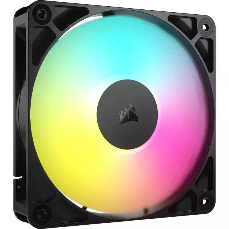 Corsair RS120 ARGB ventiliatorius kompiuterio korpusui 12 cm Juodas