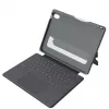 ASTAR DEQSTER Smart Rugged Touch Plus klaviatūra iPad 10.9 col. — QWERTZ vokiečių k., mechaniniai mygtukai, Smart Connector jungtis, pilka