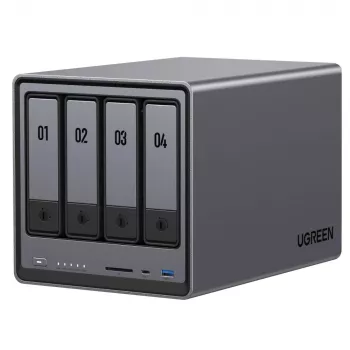 Ugreen NASync DXP4800 NAS Compact N100 8 GB DDR5 0 TB UGOS Pro Juoda