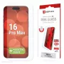 Displex ekrano apsauginis stiklas (10H), skirtas „Apple iPhone 16 Pro Max“, EASY-ON® Eco montavimo rėmelis, atsparus įbrėžimams