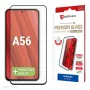 Displex Premium ekrano apsauga (visas dangtelis, 10H), skirta Samsung Galaxy A56, Eco montavimo rėmelis, visas dangtelis