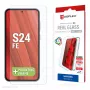Displex ekrano apsauga (10H), skirta „Samsung Galaxy S24 FE“, Eco montavimo rėmelis, atspari įbrėžimams