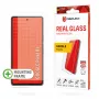 Displex ekrano apsauginis stiklas (10H), skirtas Google Pixel 8a, su EASY-ON® Eco montavimo rėmeliu, atsparus įbrėžimams