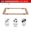 Displex ekrano apsauginis stiklas + dėklas, skirtas Apple iPhone 16e/17e, Eco montavimo rėmelis, atsparus įbrėžimams