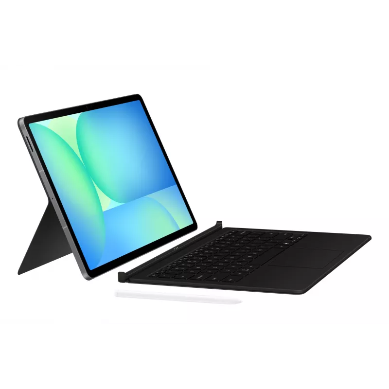 Klaviatūra Samsung EF-DX625 QWERTZ vokiška Pogo Pin juoda