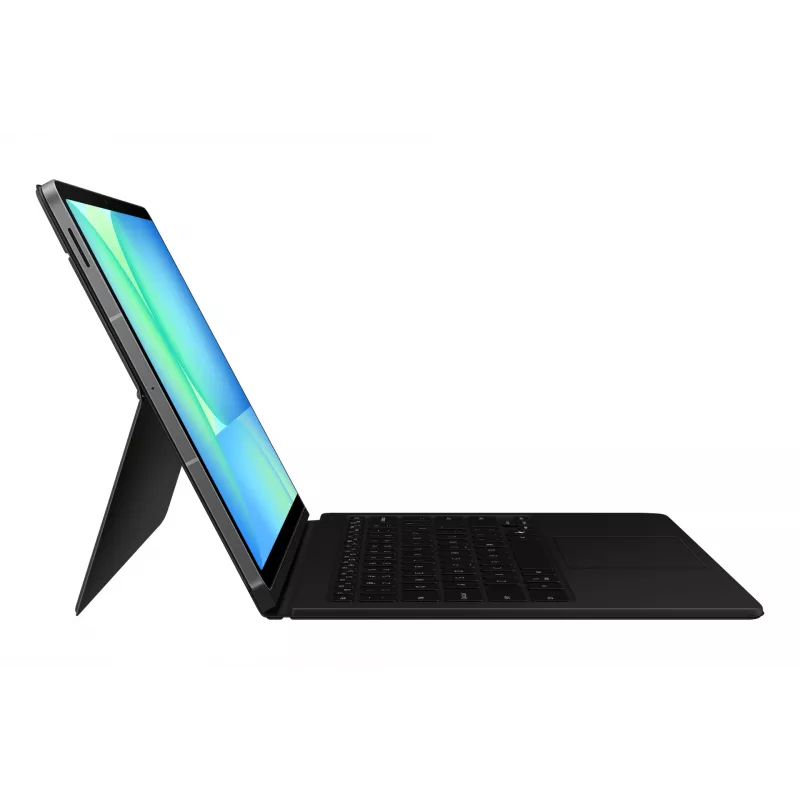Klaviatūra Samsung EF-DX625 QWERTZ vokiška Pogo Pin juoda