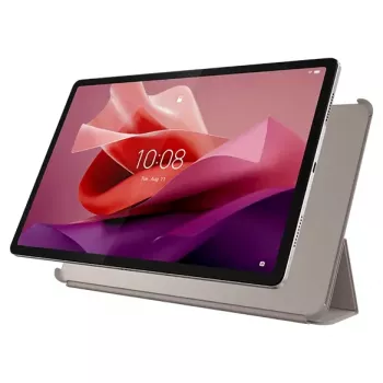 Planšetės aplanko tipo dėklas Lenovo, skirtas Tab P12, Oat spalvos ZG38C05242 — apsauginis dėklas Lenovo Tab P12