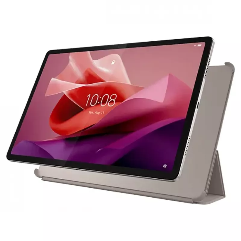 Planšetės aplanko tipo dėklas Lenovo, skirtas Tab P12, Oat spalvos ZG38C05242 — apsauginis dėklas Lenovo Tab P12