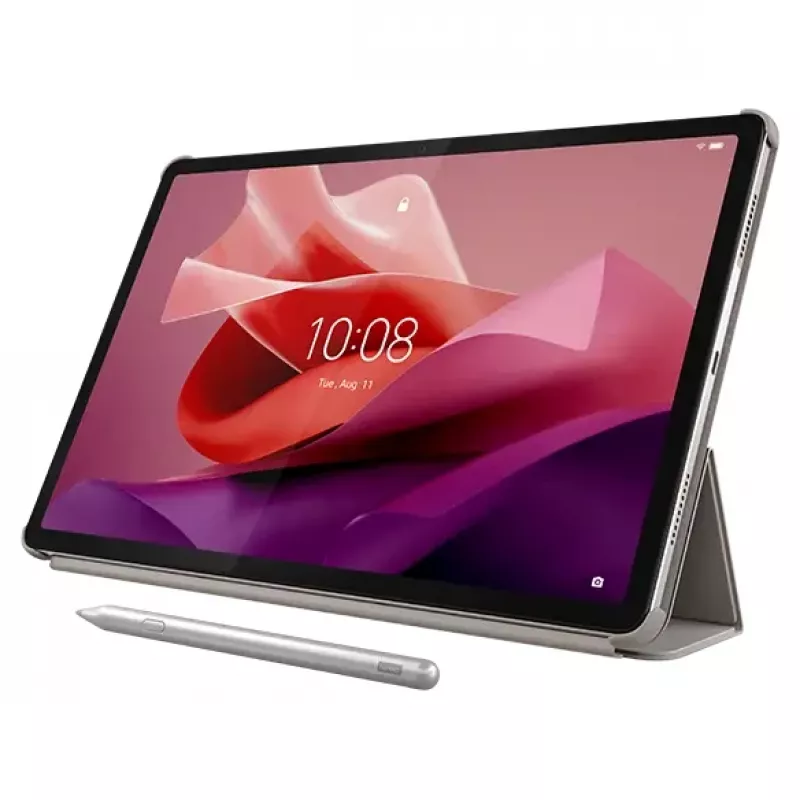 Planšetės aplanko tipo dėklas Lenovo, skirtas Tab P12, Oat spalvos ZG38C05242 — apsauginis dėklas Lenovo Tab P12