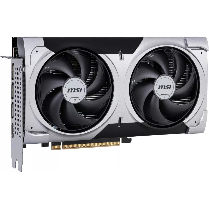 Grafikos plokštė MSI GeForce RTX 5060 Ti 16 GB GDDR7, PCIe 5.0, 128 bitų, 2602 MHz spartinimas, 180 W, 2 ventiliatoriai