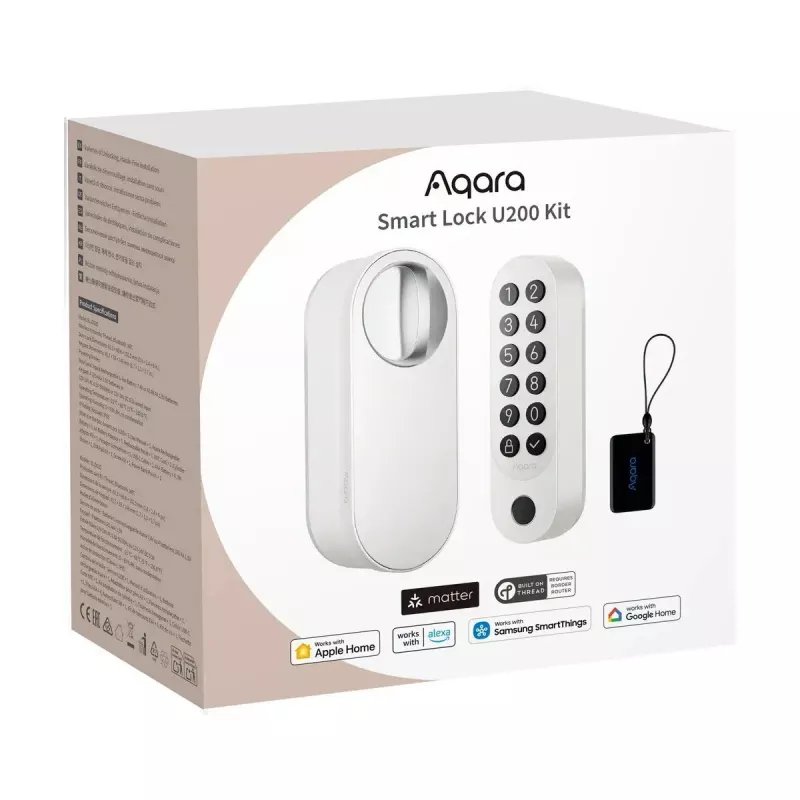 AQARA Smart Lock U200 Kit (EL-D02DW), balta