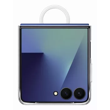 Apsauginis dėklas Samsung Galaxy Z Flip7, Samsung — skaidrus, modelis EF-QF766CTEGWW