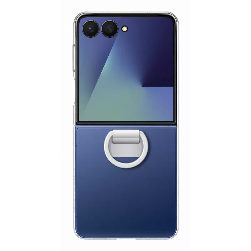 Apsauginis dėklas Samsung Galaxy Z Flip7, Samsung — skaidrus, modelis EF-QF766CTEGWW