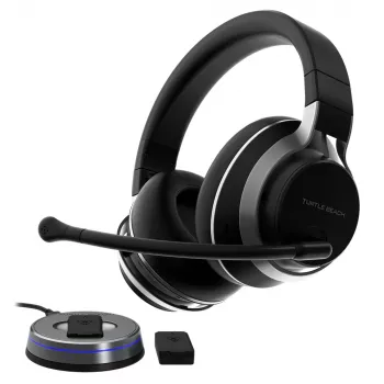“Turtle Beach Stealth Pro” kelių platformų belaidės ausinės su aktyviu triukšmo slopinimu ir “Bluetooth”, skirtos PS5, PS4, PC