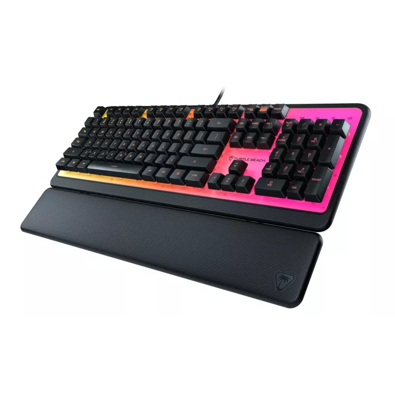 Turtle Beach Magma klaviatūra, skirta žaidimams, USB, QWERTZ, vokiška, juoda