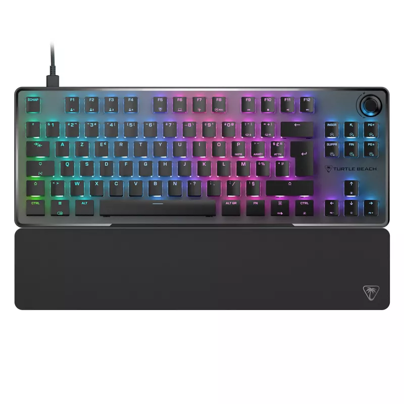 Turtle Beach Vulcan II TKL Pro klaviatūra Gaming USB AZERTY Vokietijos juoda
