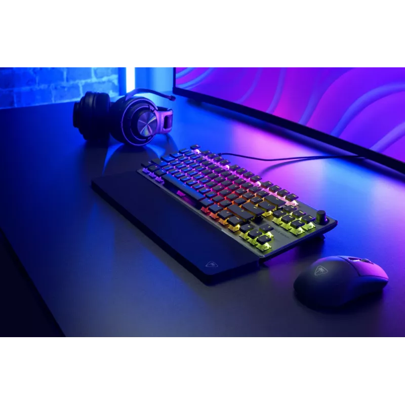 Turtle Beach Vulcan II TKL Pro klaviatūra Gaming USB AZERTY Vokietijos juoda