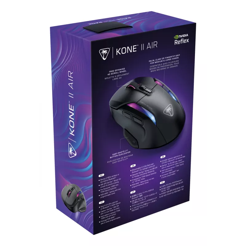 Pelė Turtle Beach Kone II Air RF belaidė + Bluetooth