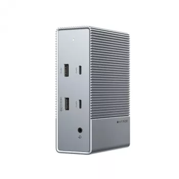 Targus HDG215-EUZ sąsajos šakotuvas USB 3.2 Gen 2 (3.1 Gen 2) Type-C sidabrinis