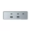 Targus HDG215-EUZ sąsajos šakotuvas USB 3.2 Gen 2 (3.1 Gen 2) Type-C sidabrinis