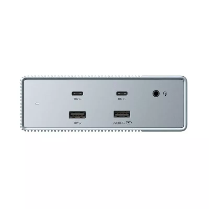 Targus HDG215-EUZ sąsajos šakotuvas USB 3.2 Gen 2 (3.1 Gen 2) Type-C sidabrinis