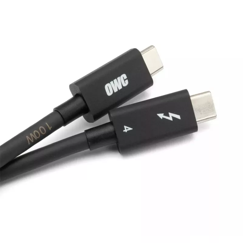 Thunderbolt kabelis OWC OWCCBLTB4C2.0M 2m 40 Gbit/s Juoda