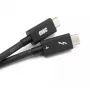 Thunderbolt kabelis OWC OWCCBLTB4C2.0M 2m 40 Gbit/s Juoda