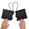 R-Go Tools ergonominė klaviatūra R-Go Split Break v2 su pertraukų programine įranga, ergonominė dviejų dalių klaviatūra, QWERTZ (DE), laidinė, juoda