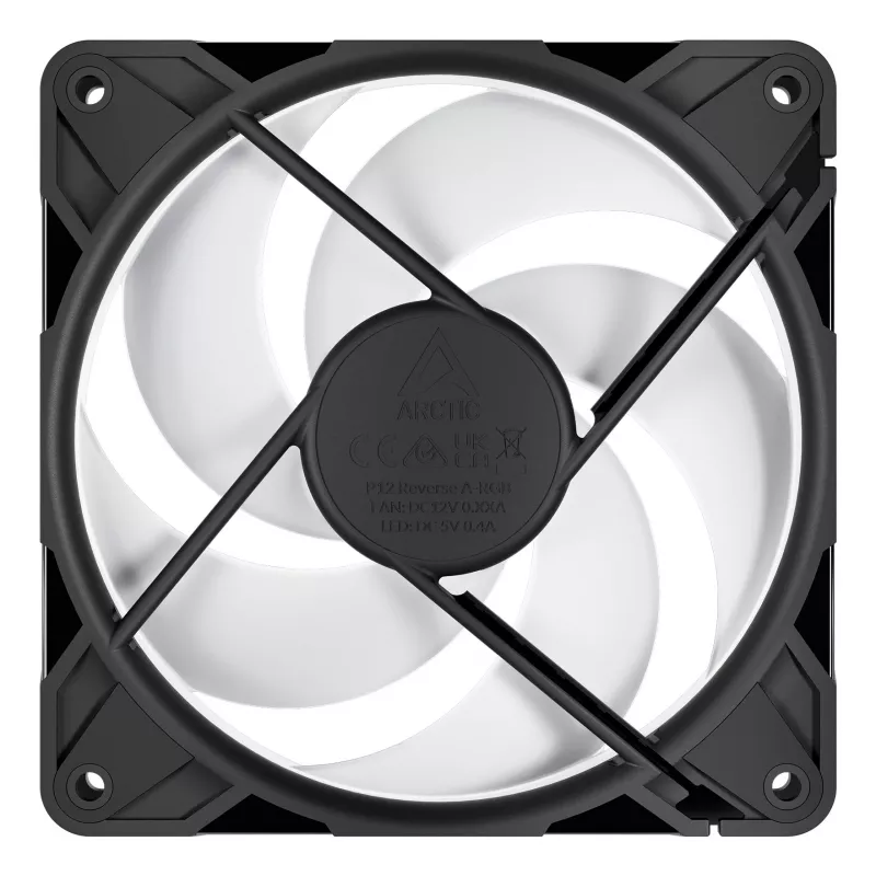 ARCTIC Freezer P12 Pro Reverse A-RGB - 3 vnt. Kompiuterio korpuso ventiliatorius 12 cm Juoda 3 vnt.