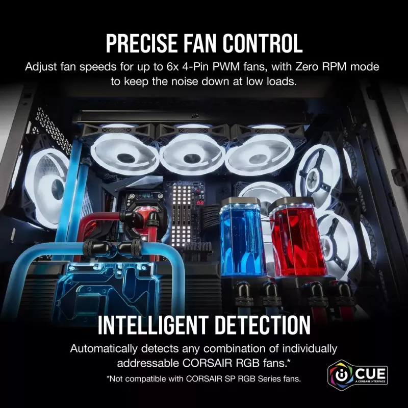 Ventiliatoriaus greičio valdiklis Corsair iCUE Commander Core XT