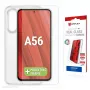Displex ekrano apsauga + dėklas, skirtas Samsung Galaxy A56, Eco montavimo rėmelis, atsparus įbrėžimams