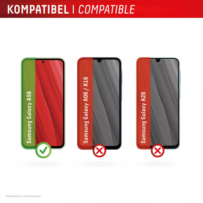 Displex ekrano apsauga + dėklas, skirtas Samsung Galaxy A56, Eco montavimo rėmelis, atsparus įbrėžimams