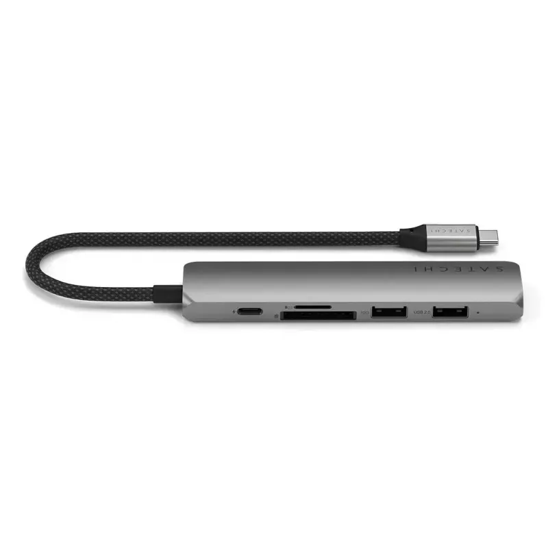 Satechi ST-P6SM USB Type-C šakotuvas 10000 Mbit/s Pilka