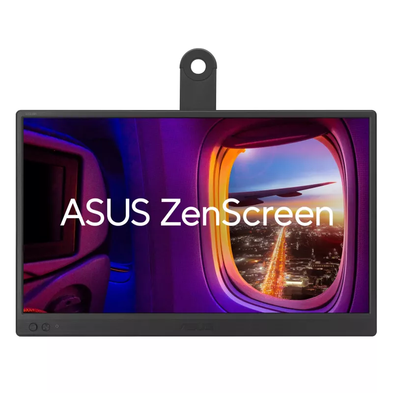 ASUS ZenScreen MB169CK kompiuterio monitorius 39,6 cm (15,6 colių) 1920 x 1080 pikselių Full HD LCD juodas