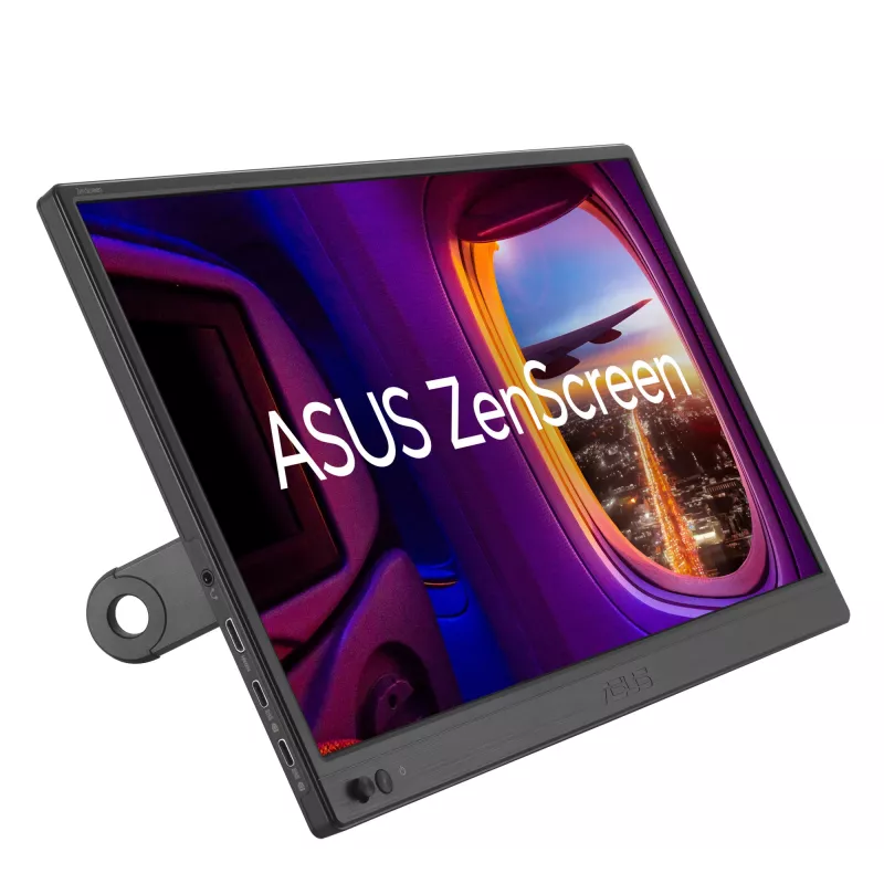 ASUS ZenScreen MB169CK kompiuterio monitorius 39,6 cm (15,6 colių) 1920 x 1080 pikselių Full HD LCD juodas