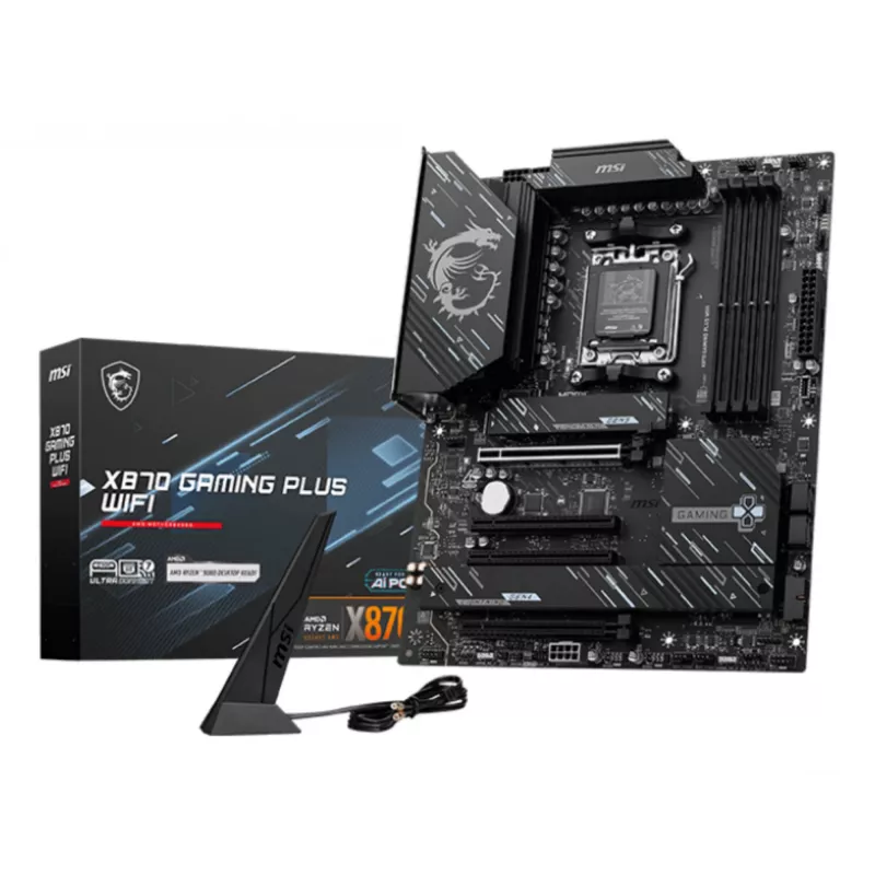 MSI X870 GAMING PLUS WIFI pagrindinė plokštė AMD X870 Socket AM5 ATX