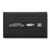 HDD/SSD korpusas QOLTEC 51861 2,5 colio SATA3 diskams, USB 3.0, juodas